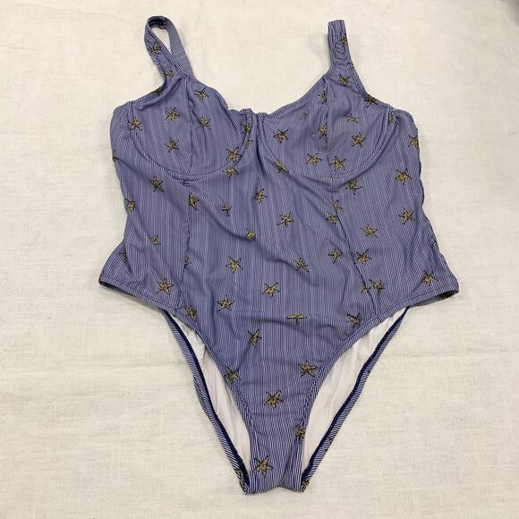 ModCloth Sz 2X The Brandy Underwire One-Piece Adjustable Swimsuit - Picture 4 of 13